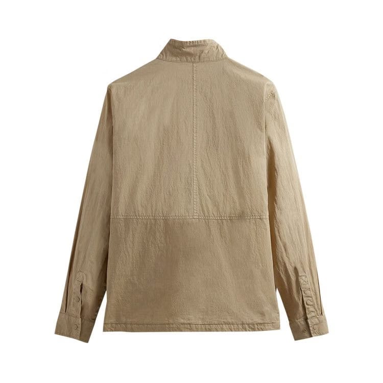 Kith Washed Cotton Zip Front Wolcott Shirt Canvas