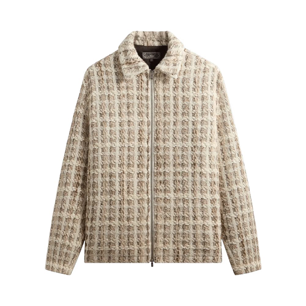 Kith Windowpane Tweed Coaches Jacket Hallow