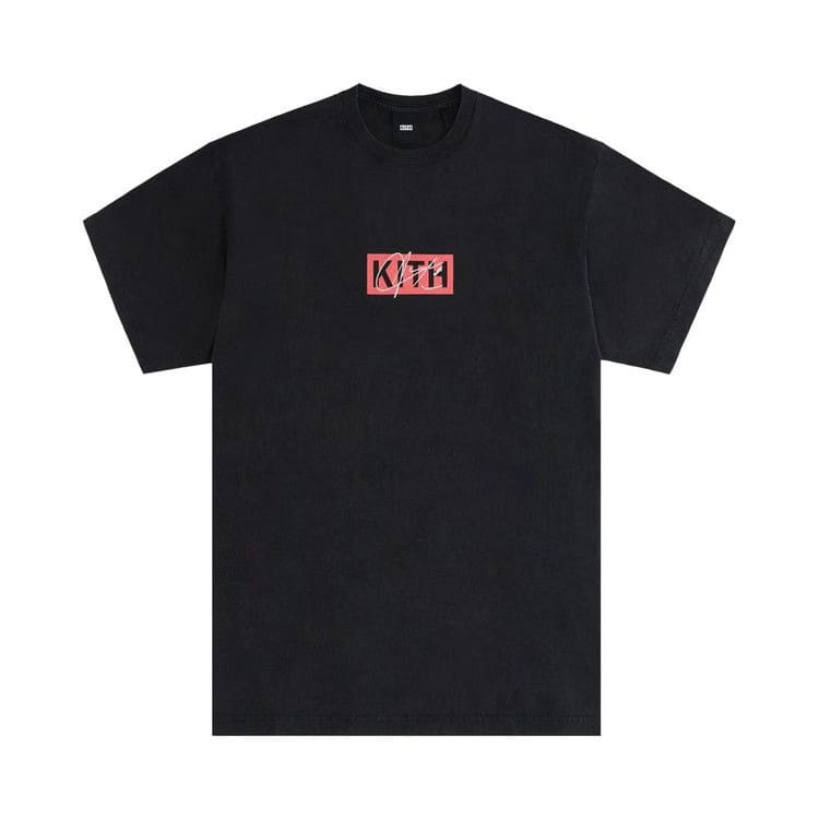 Kith Women For Aaliyah Classic Logo Vintage T-Shirt Black