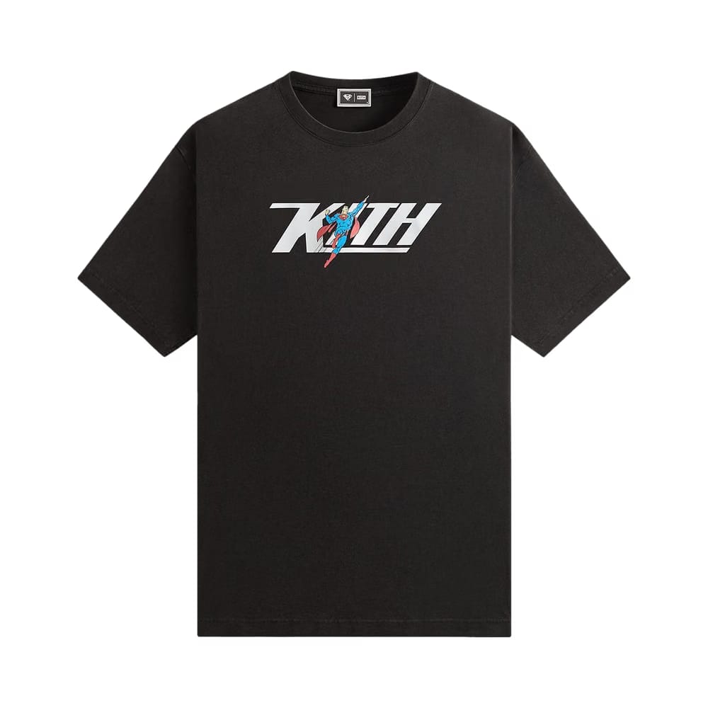 Kith x Superman Flight Vintage T-Shirt Black