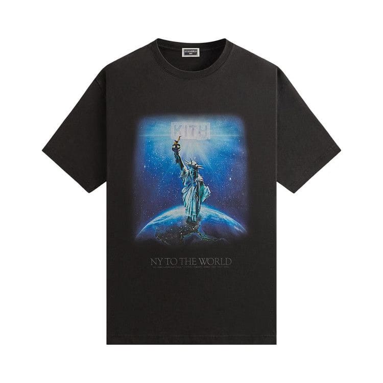 Kith Worldwide Vintage T-Shirt Black