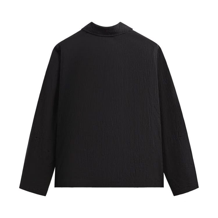 Kith Wrinkle Nylon Jonas Coaches Jacket Black