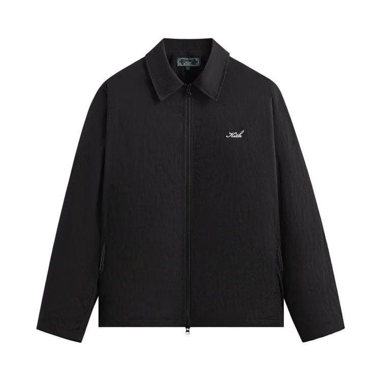 Kith Wrinkle Nylon Jonas Coaches Jacket Black