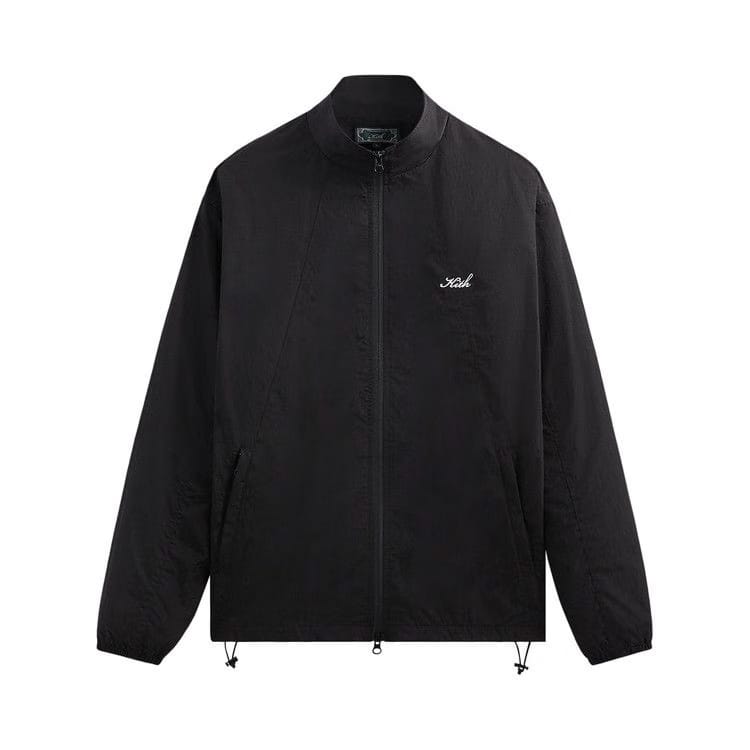 Kith Wrinkle Nylon Windsor Panelled Track Jacket Black