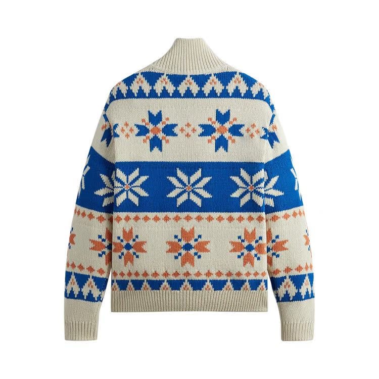 Kith Wyona Full Zip Sweater Sandrift