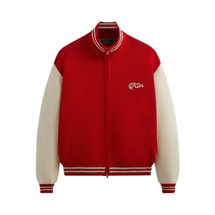 Kith Wyona Full Zip Varsity Sweater Fame