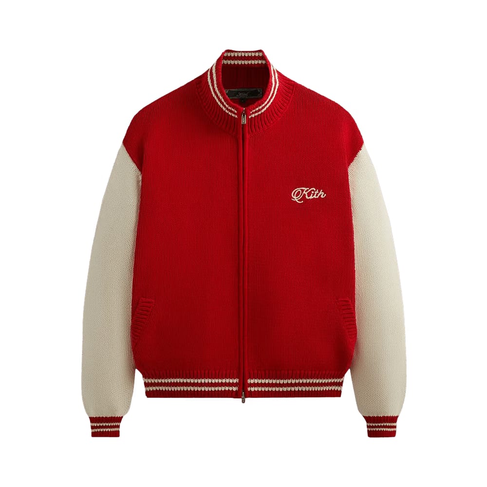 Kith Wyona Full Zip Varsity Sweater Fame