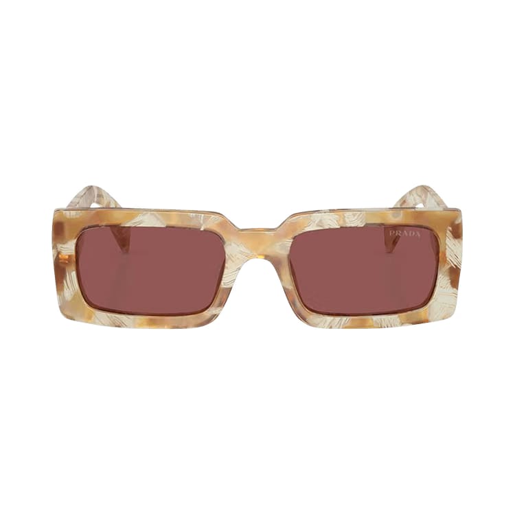 Prada Rectangular Sunglasses Desert/Tortoise