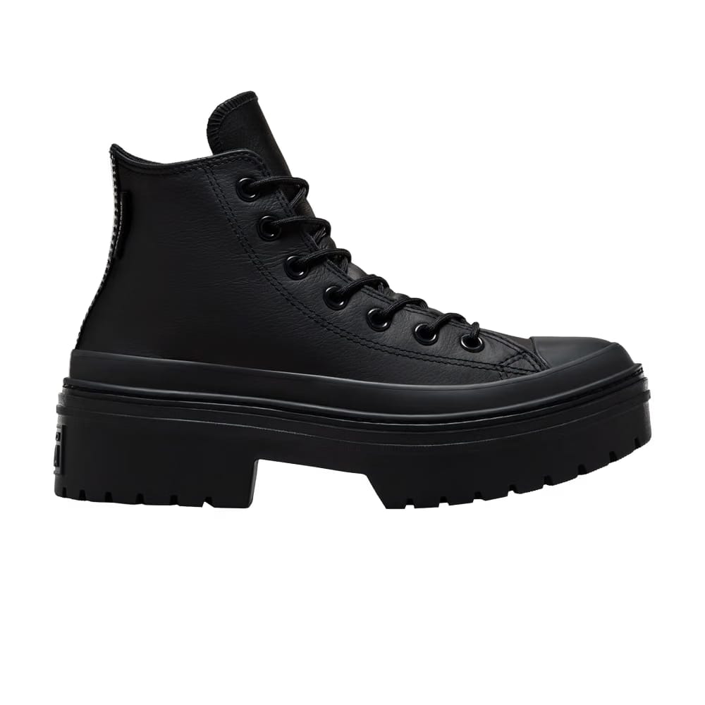 Wmns Chuck Taylor All Star Lugged Heel Platform Waterproof High 'Triple Black'