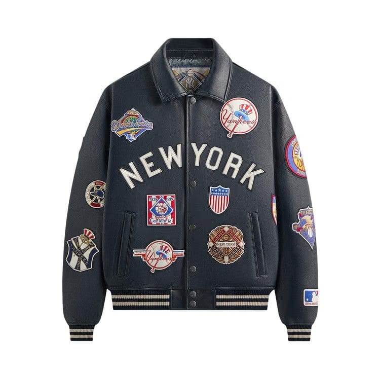Kith x Avirex For The New York Yankees Leather Jacket Nocturnal
