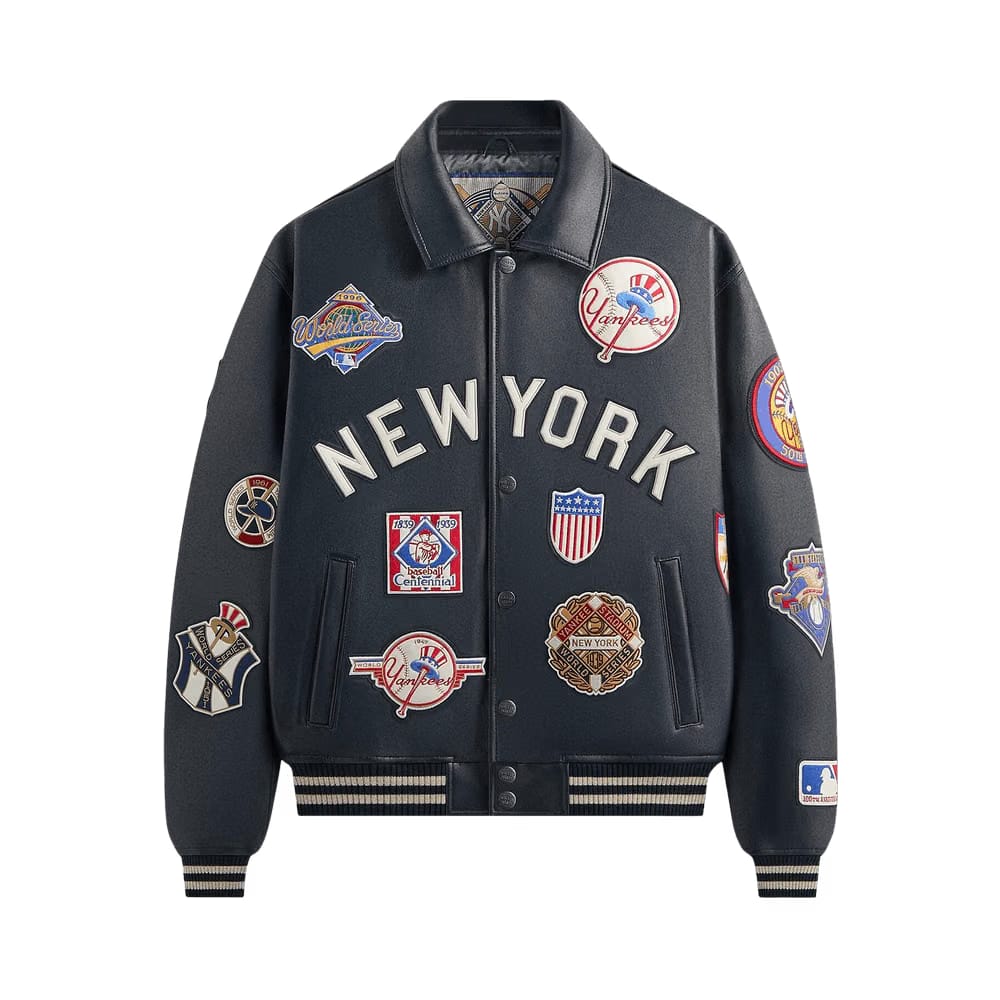 Kith x Avirex For The New York Yankees Leather Jacket Nocturnal