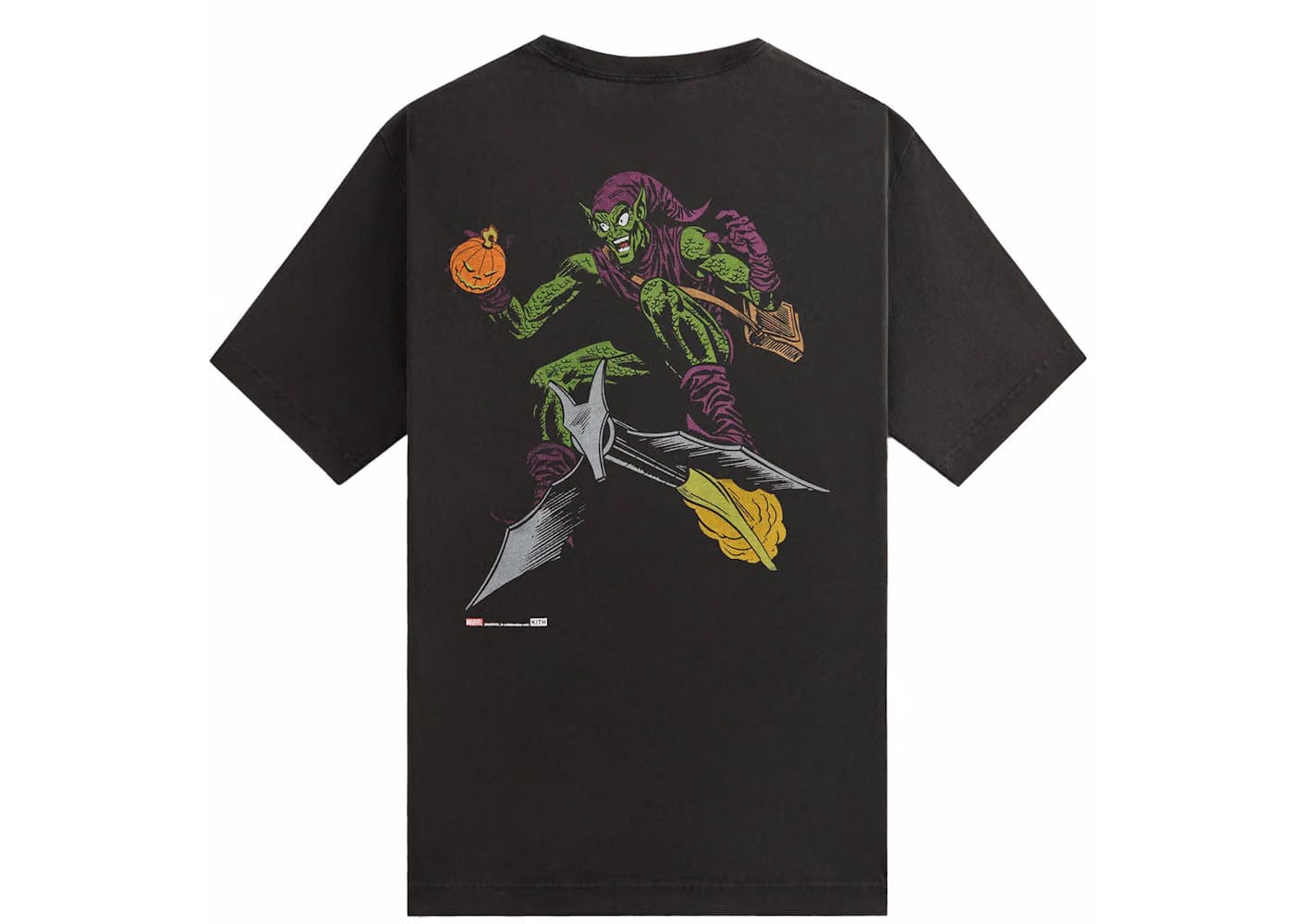Kith x Marvel Green Goblin Vintage T-Shirt Black