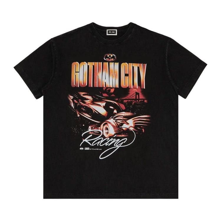 Kith x Batman Batmobile Vintage T-Shirt Black