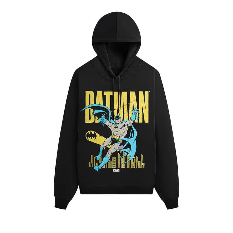 Kith x Batman Classic Vintage Nelson Hoodie Black