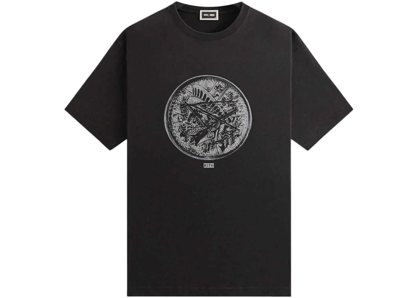 Kith x Batman Coin Vintage T-Shirt Black