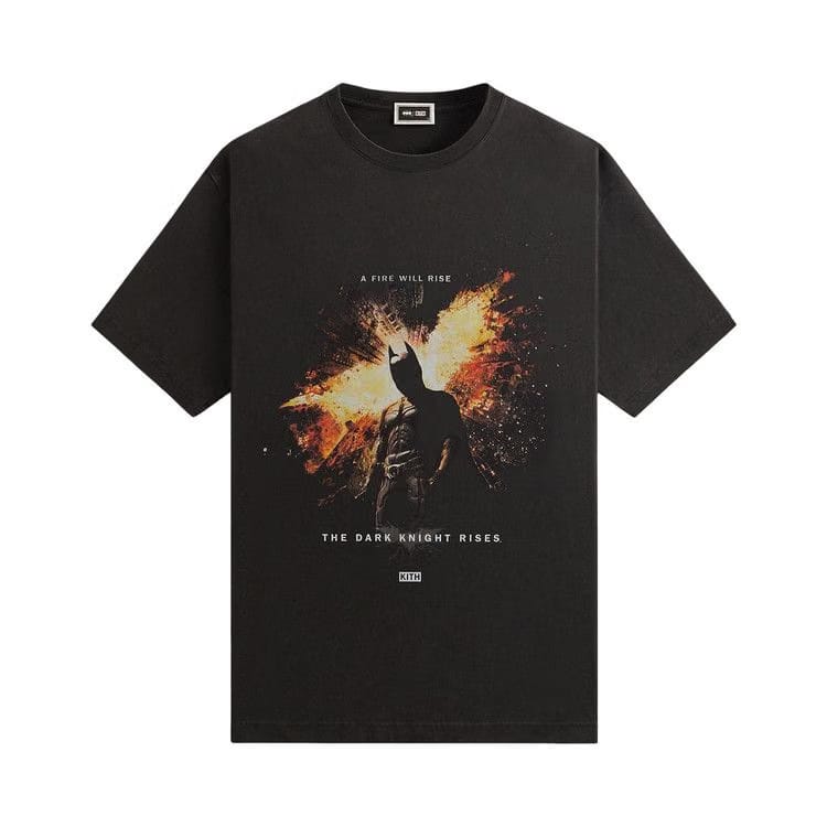 Kith x Batman Dark Knight Rises Vintage T-Shirt Black