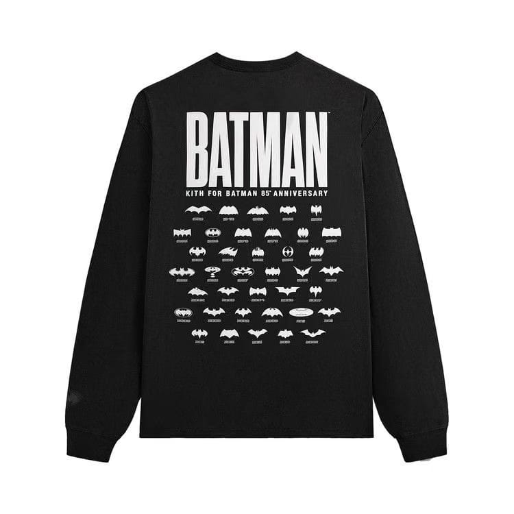 Kith x Batman History Vintage Pocket Long-Sleeve T-Shirt Black