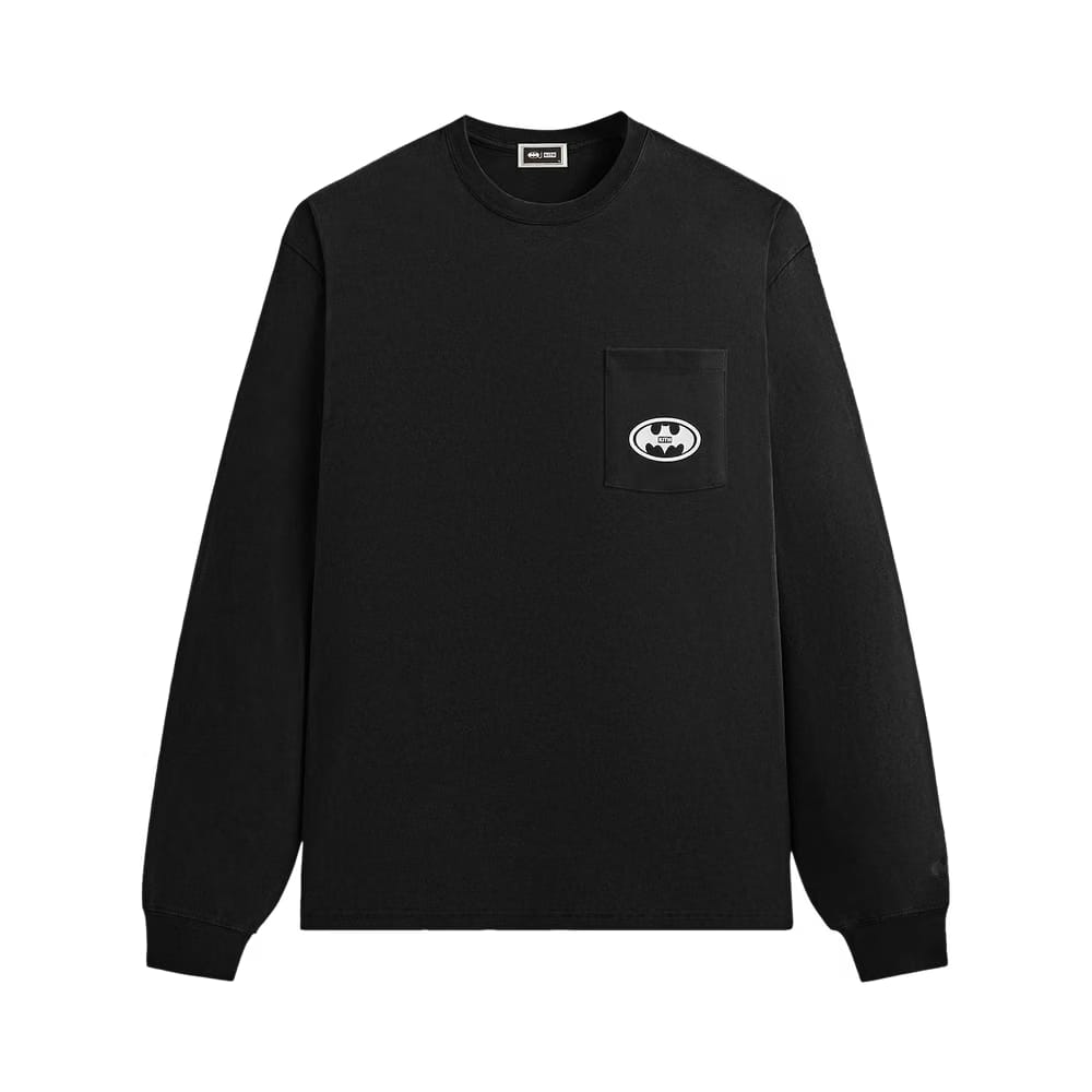 Kith x Batman History Vintage Pocket Long-Sleeve T-Shirt Black