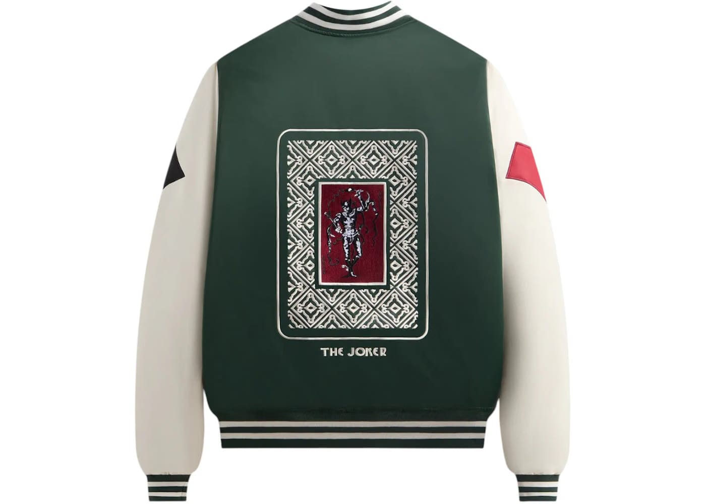Kith x Batman Joker Satin Bomber Jacket Ivy Green