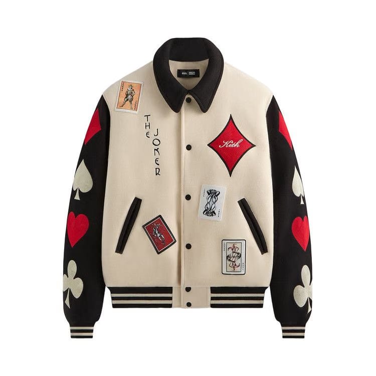Kith x Batman Joker Wool Coaches Jacket Sandrift