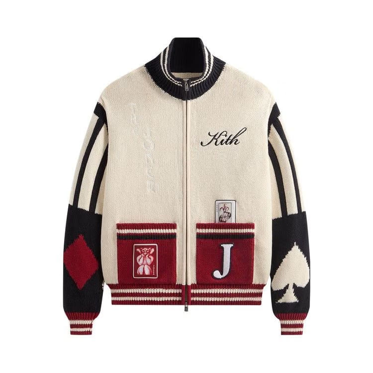 Kith x Batman Joker Wyona Full Zip Sweater Sandrift