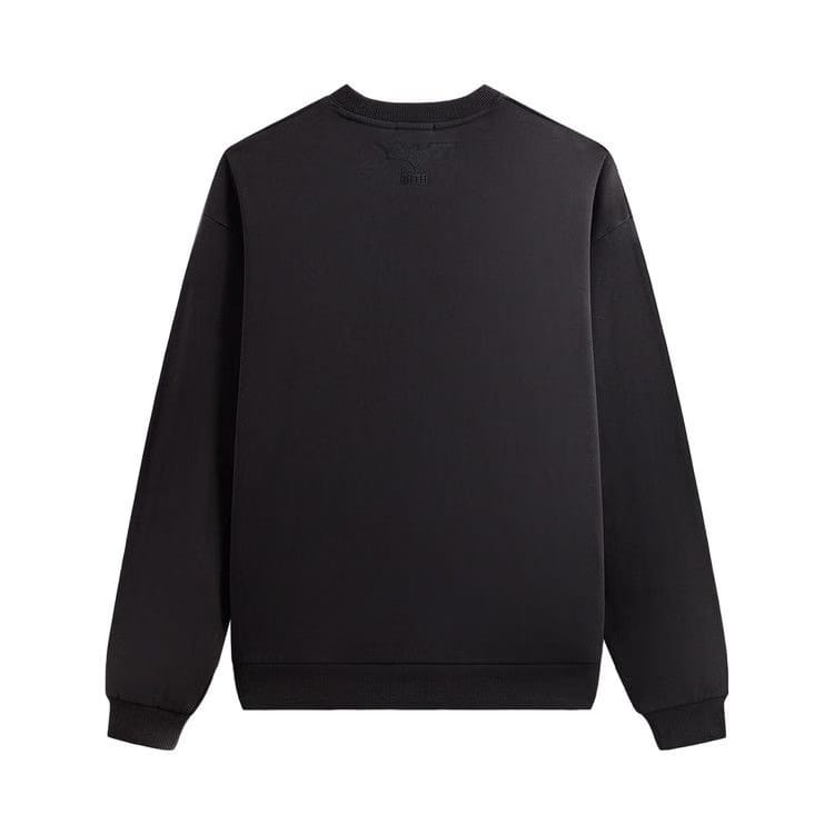 Kith x Batman Logo Vintage Nelson Crewneck Black