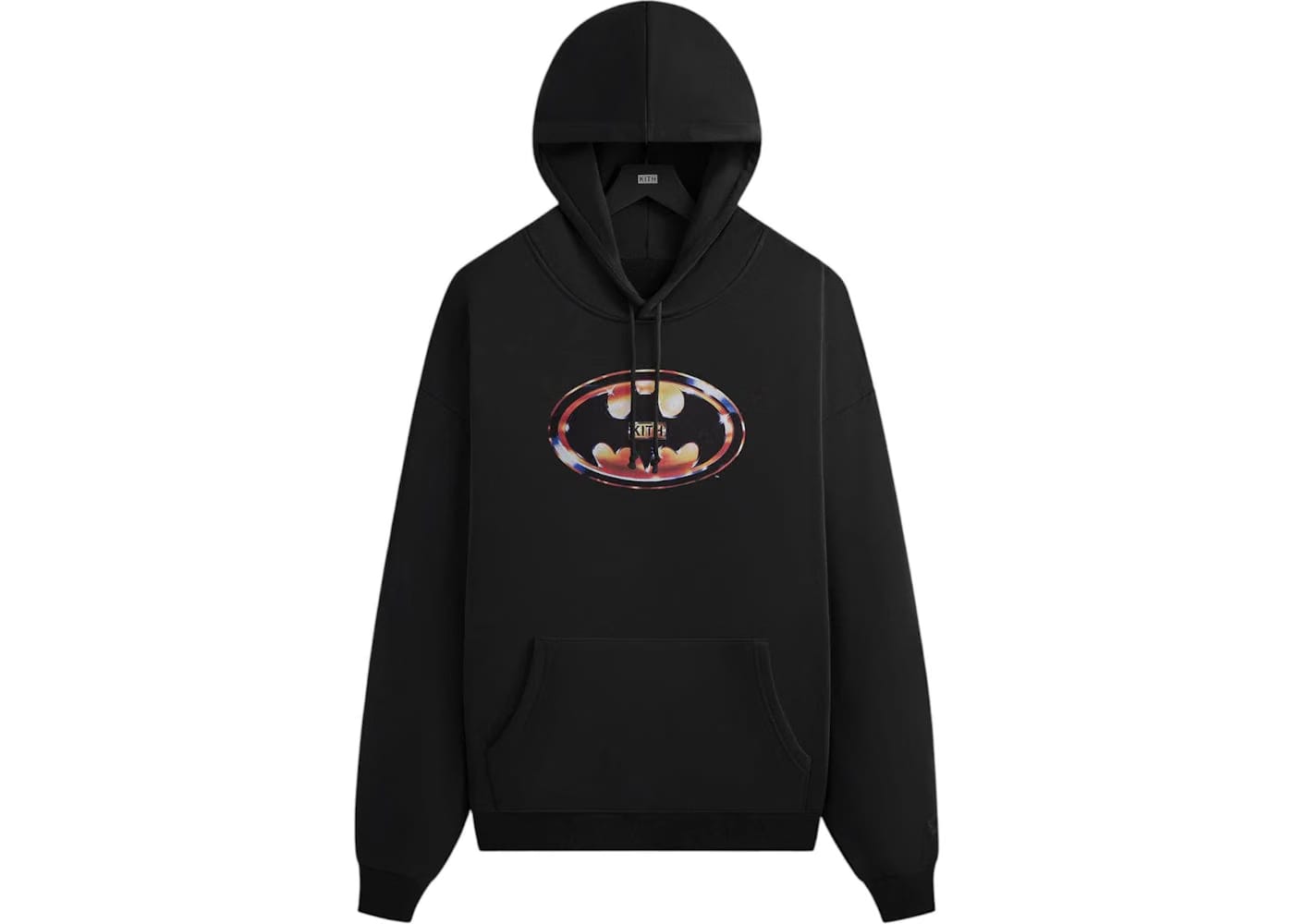 Kith x Batman Logo Vintage Nelson Hoodie Black