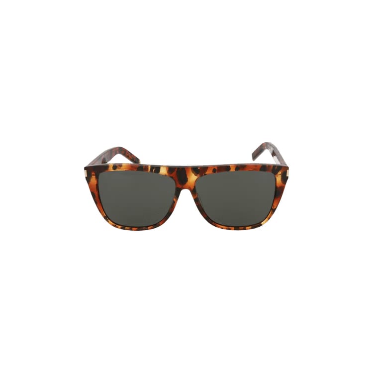 Saint Laurent Square Sunglasses Havana/Grey