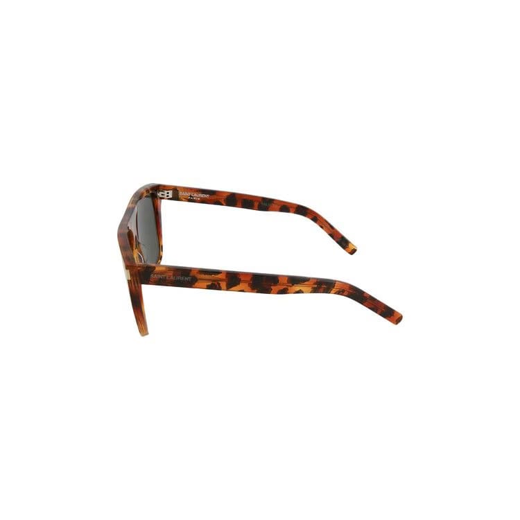 Saint Laurent Square Sunglasses Havana/Grey