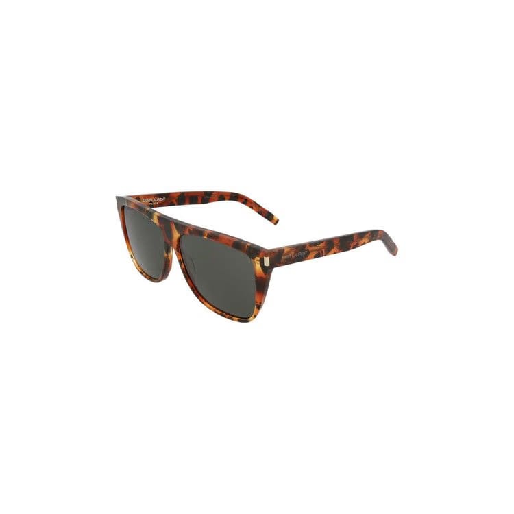Saint Laurent Square Sunglasses Havana/Grey