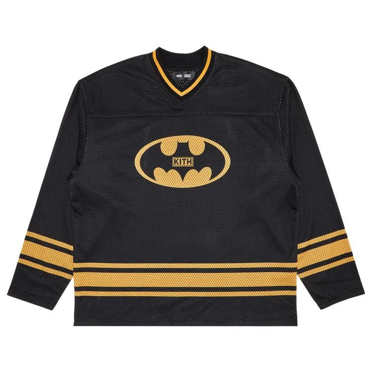 Kith x Batman Long-Sleeve Malik Jersey Black