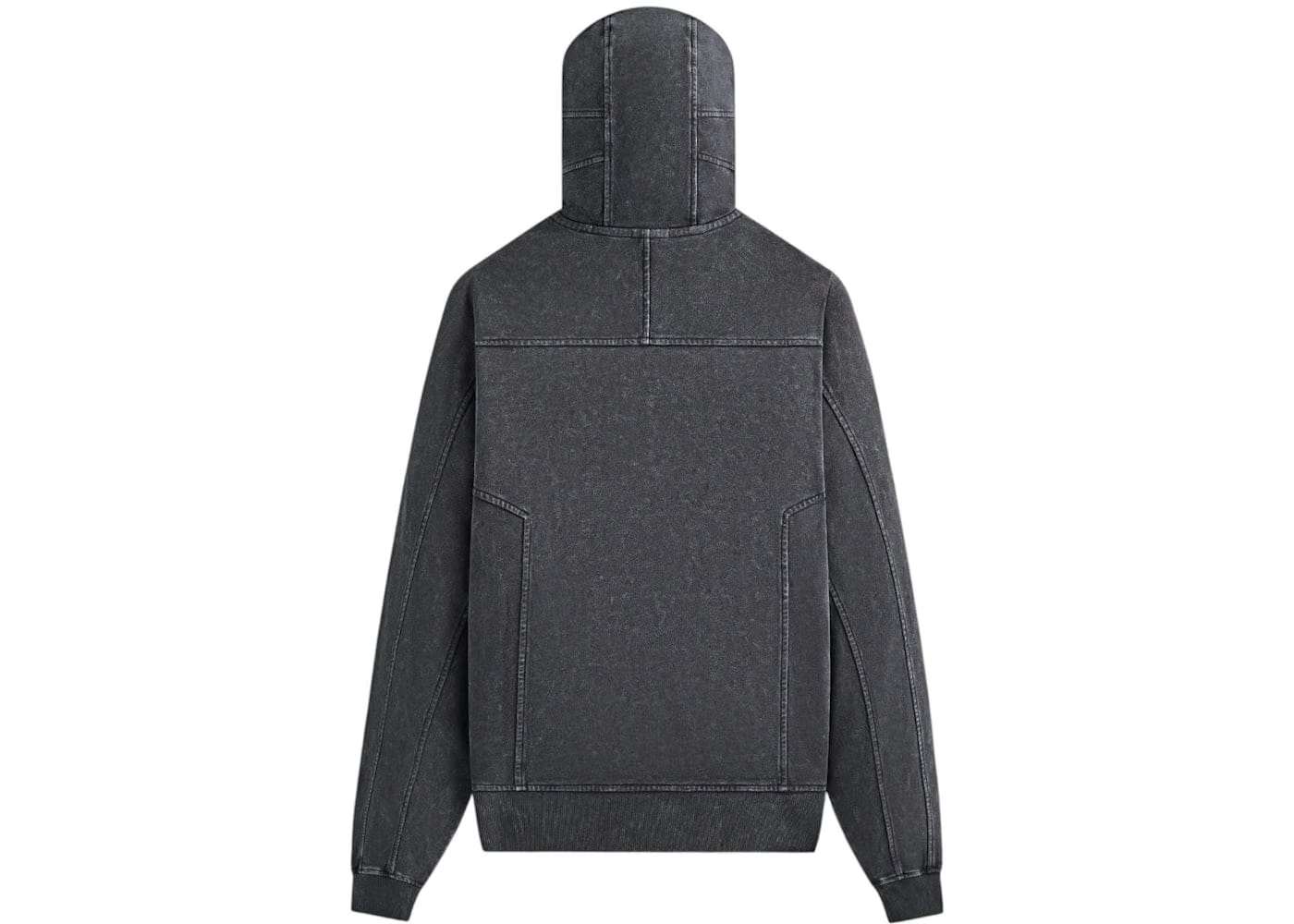 Kith x Batman Quarter Zip Moto Hoodie Black