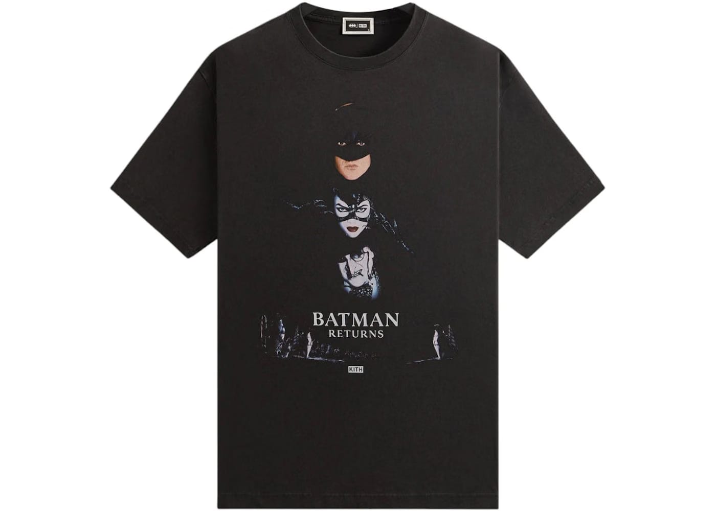 Kith X Batman Returns Vintage T-Shirt Black Price in India