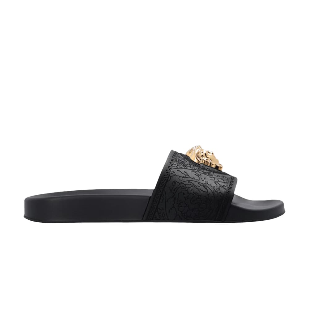 Versace Wmns Palazzo Medusa Pool Slide 'Black' 2021