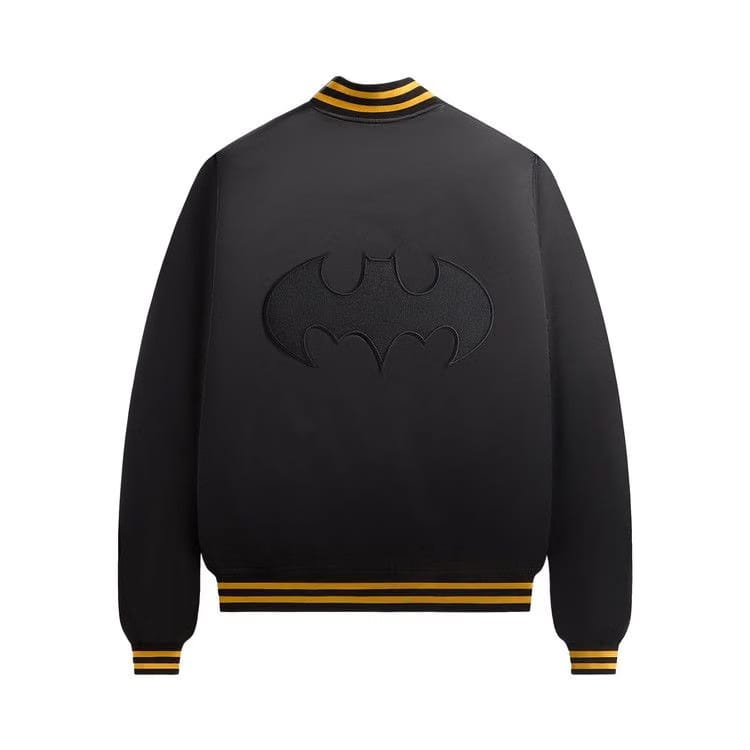 Kith x Batman Satin Bomber Jacket Black