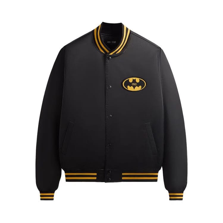 Kith x Batman Satin Bomber Jacket Black