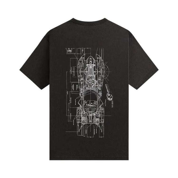 Kith x Batman Schematics Vintage T-Shirt Black