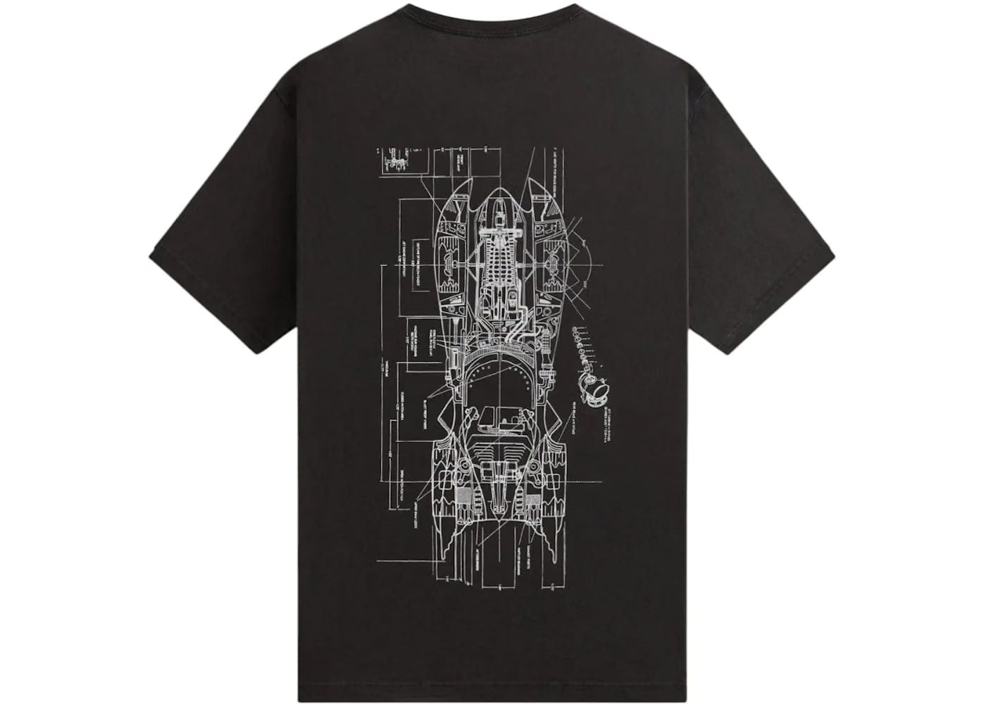 Kith x Batman Schematics Vintage T-Shirt Black