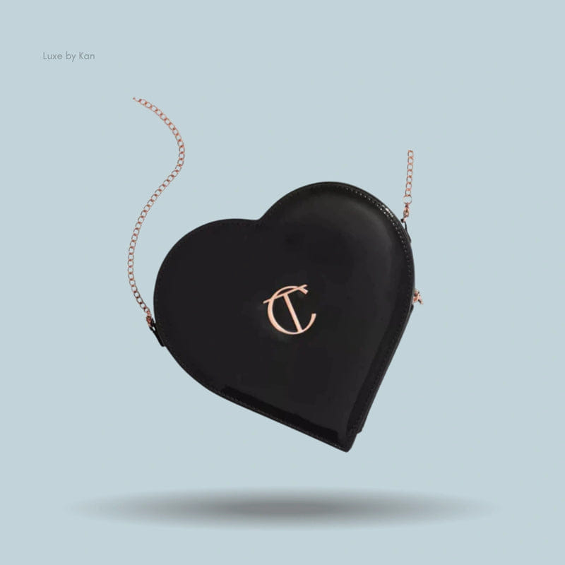 Charlotte Tilbury Heart Woven Make-Up Bag