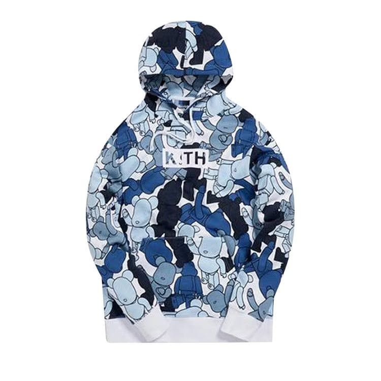 Kith x Bearbrick Pattern Hoodie Multicolor
