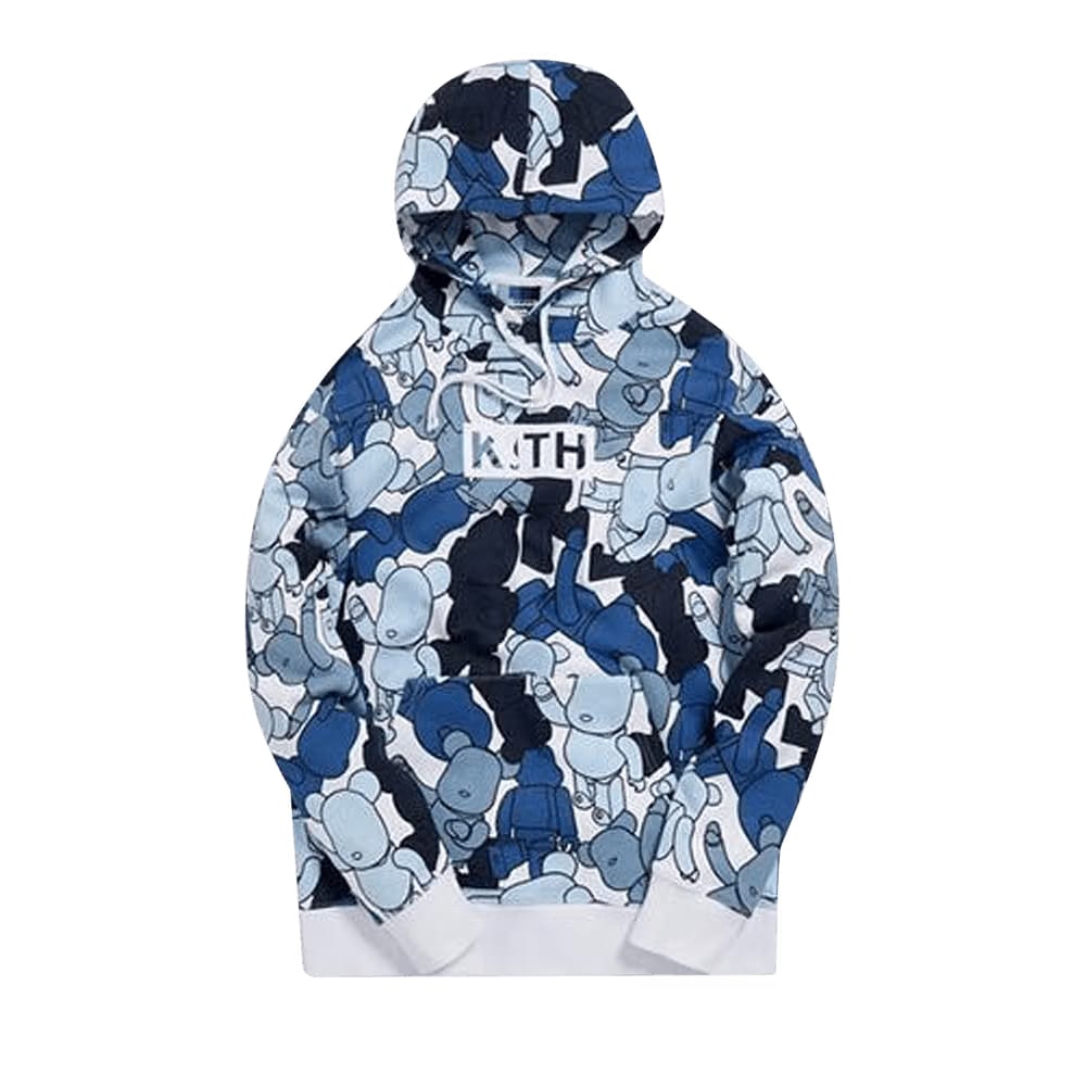 Kith x Bearbrick Pattern Hoodie Multicolor