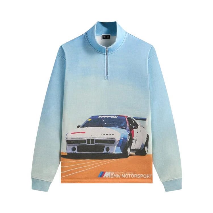 Kith x BMW Retro Vintage Quarter Zip Blue
