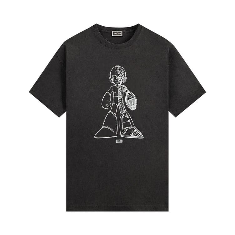 Kith x Capcom Mega Man Sketch Vintage T-Shirt Black