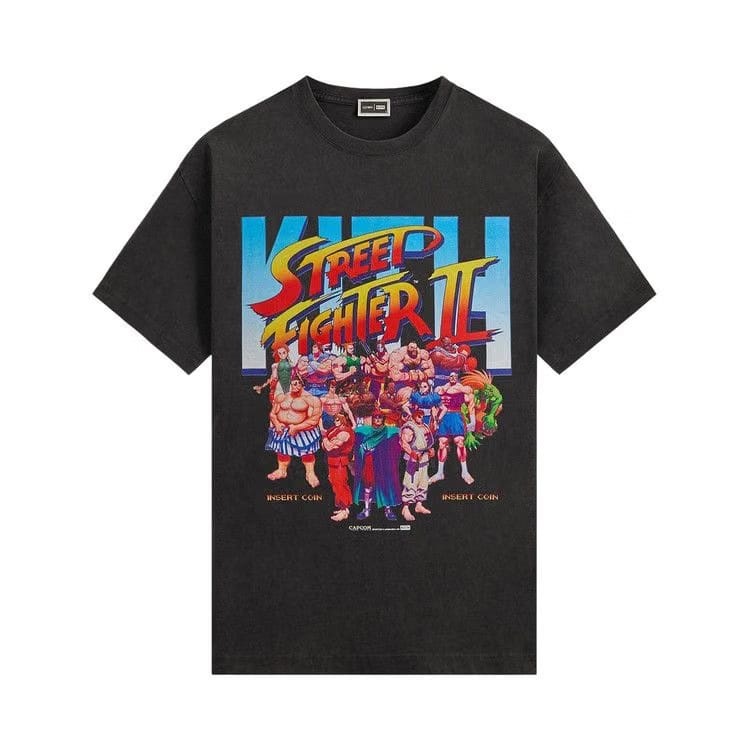 Kith x Capcom Super Street Fighter Vintage T-Shirt Black