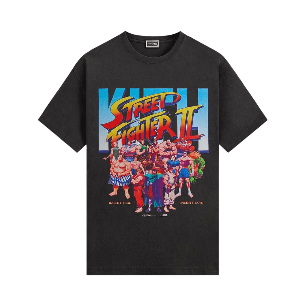 Kith x Capcom Super Street Fighter Vintage T-Shirt Black