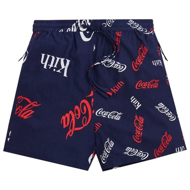 Kith x Coca-Cola Printed Shorts Navy