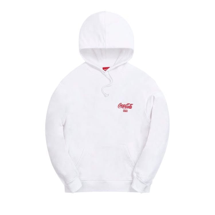 Kith x Coca-Cola Ribbon Logo Hoodie White