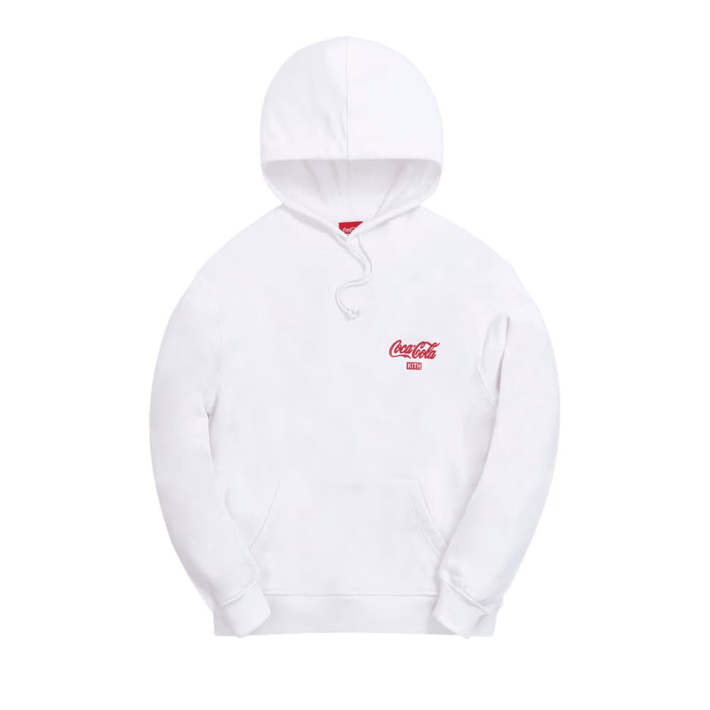 Kith x Coca-Cola Ribbon Logo Hoodie White