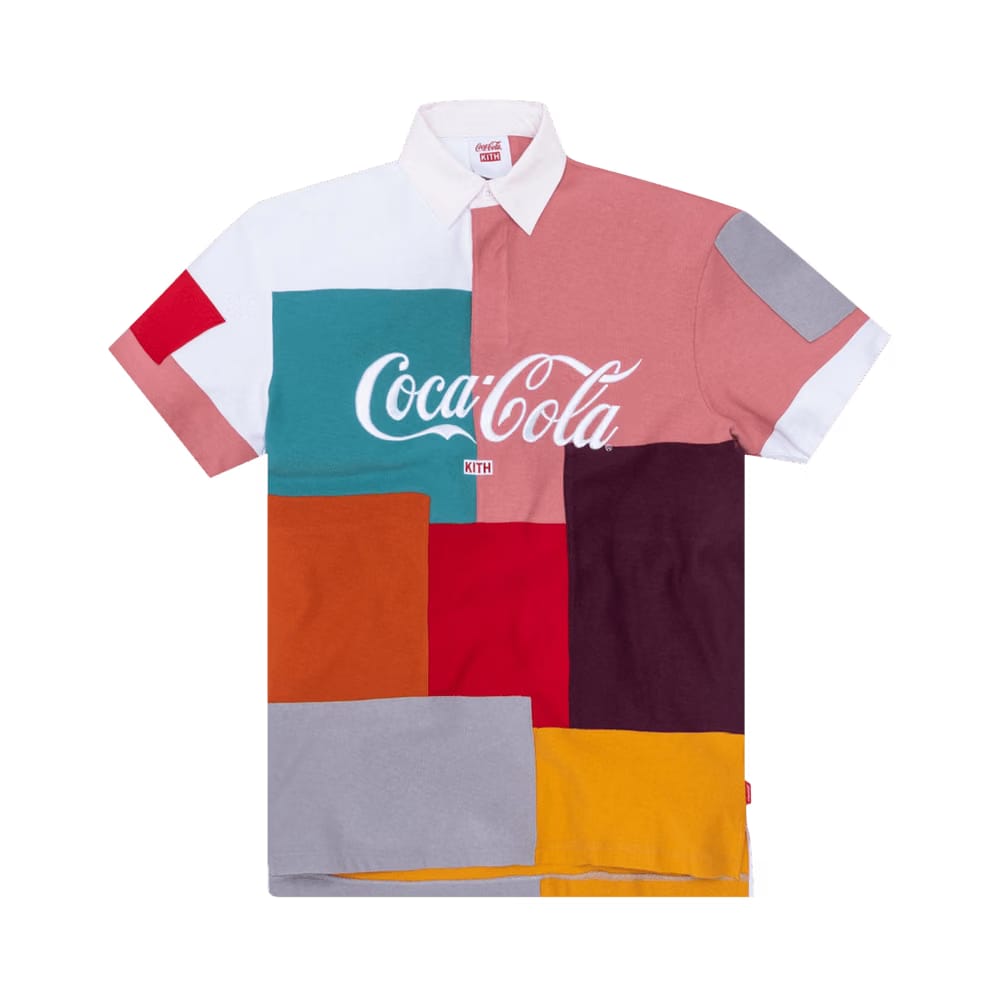 Kith x Coca-Cola Rugby Shorts-Sleeve Multicolor