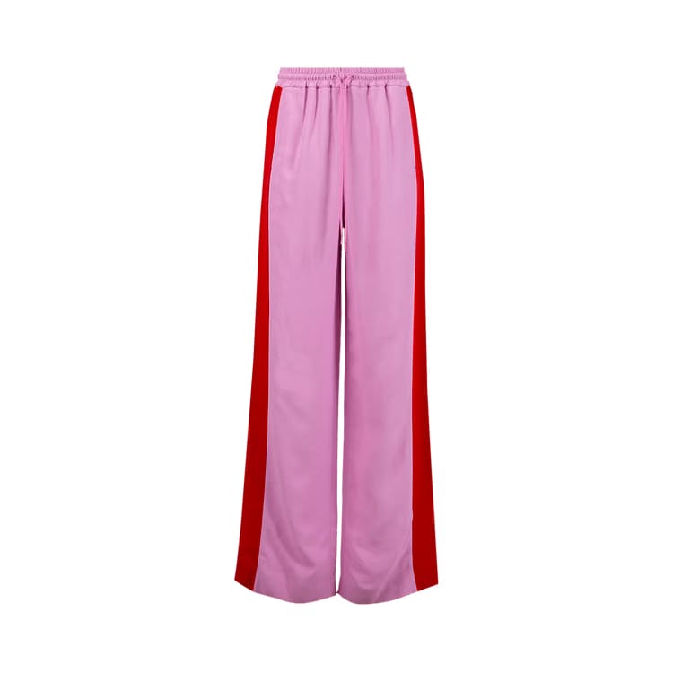 Burberry Side Stripe Wide Leg Pant Primrose Pink